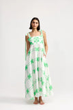 PIPPA DRESS MEDITERRANEAN FERN