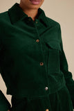 CHARLIE CORDUROY JACKET IN FOREST