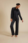 EBONY SILK PANT IN BLACK