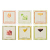 Aperitif Ceramic Coaster 10cm 6 Asst