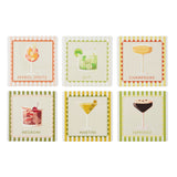 Aperitif Ceramic Coaster 10cm 6 Asst