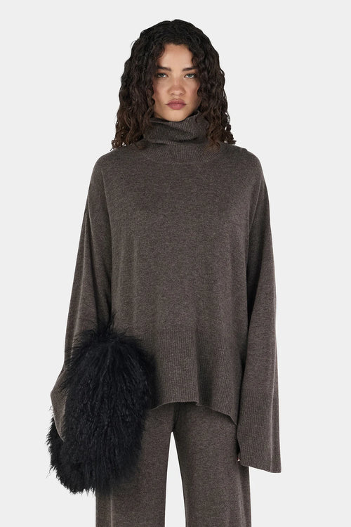 BAY CASHMERE JUMPER CHARCOAL