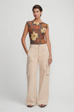 SALVADOR DENIM PANT SAND