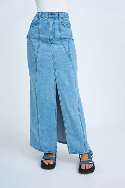 BLUE JEAN BEAUTY A-LINE SKIRT