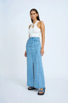 BLUE JEAN BEAUTY A-LINE SKIRT