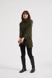 HALF SLEEVE PULLOVER-KHAKI