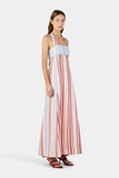 CHELSEA MAXI DRESS STRIPE