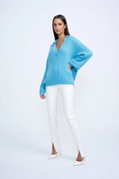 COSMIC KNIT SWEATER - BLUE