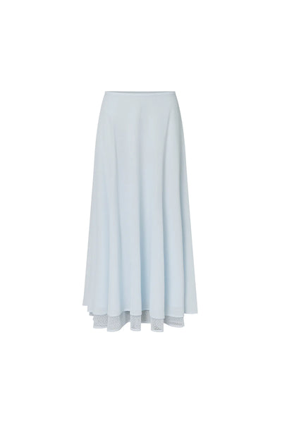 Attar Circle Skirt Ice Blue