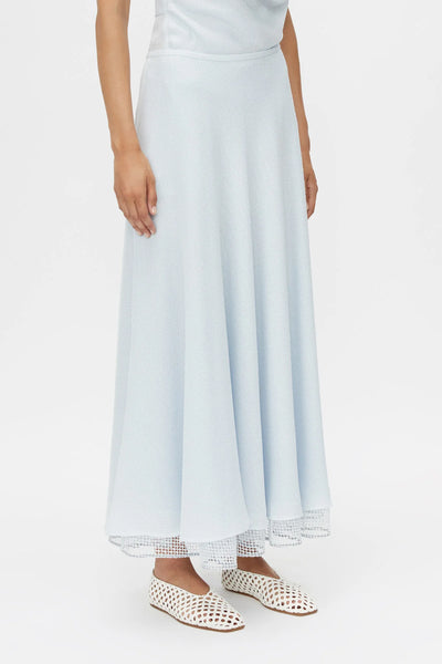 Attar Circle Skirt Ice Blue