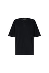 Bloom Embroidered Tee Black