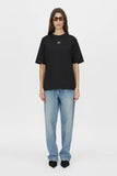 Bloom Embroidered Tee Black