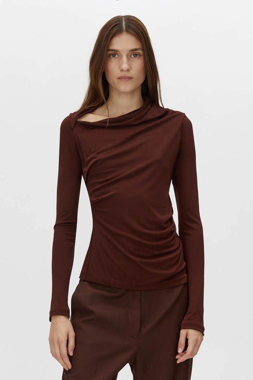 Mai Long Sleeve Top Almandine