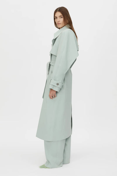 Moriallas Trench Coat Sage Green