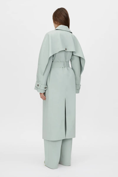 Moriallas Trench Coat Sage Green