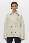 Neroli Short Trench Alabaster White