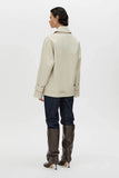 Neroli Short Trench Alabaster White