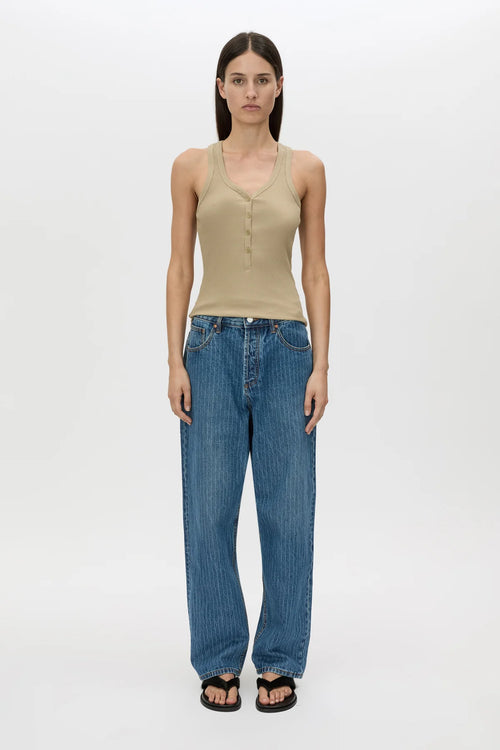 RHODES 2.0 DENIM JEAN- BLUE PINSTRIPE