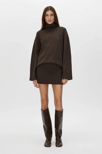 Romeo 2.0 Knit Skirt Chocolate Melange