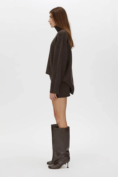 Romeo 2.0 Knit Skirt Chocolate Melange