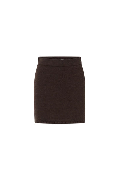 Romeo 2.0 Knit Skirt Chocolate Melange