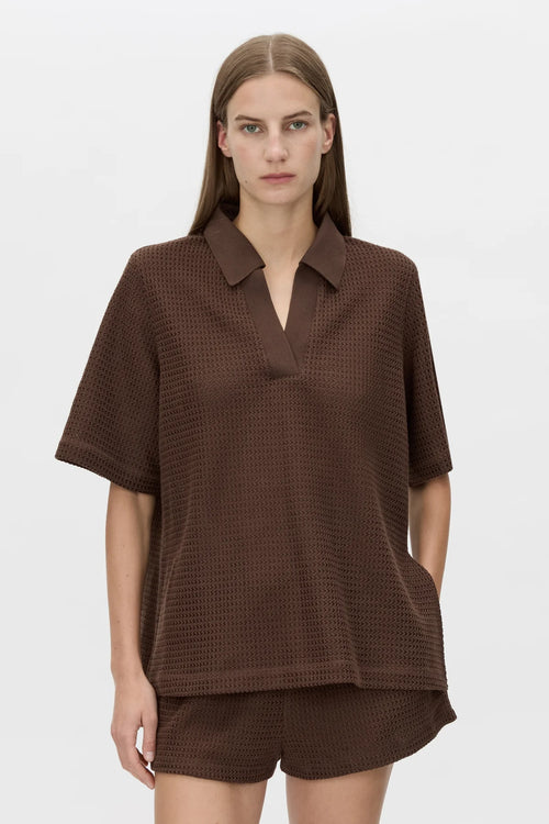 TURRELL COLLARED TEE