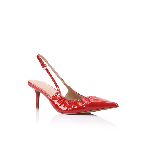 Charlotte Pump Red Patent Leather