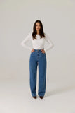 Romy High Rise Jean - Mid Wash