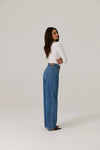 Romy High Rise Jean - Mid Wash