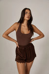 Lola Lace Short - Cocoa