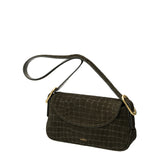 THE PAMELA BAG OLIVE CROC