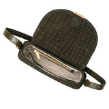 THE PAMELA BAG OLIVE CROC