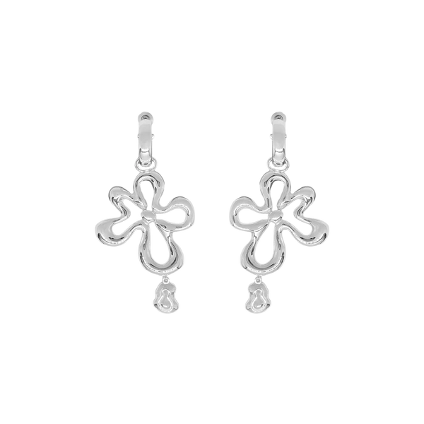 DAHLIA EARRINGS | SILVER