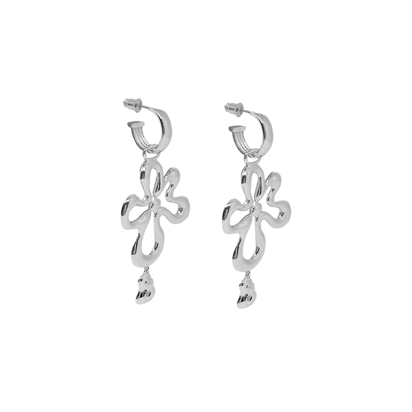 DAHLIA EARRINGS | SILVER