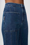 DELLA DENIM WIDE LEG JEAN - BLUE WASH