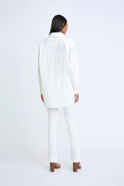 DIAMANTE SPOT SHIRT - IVORY