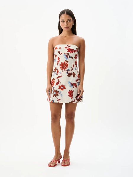 ALBA MINI DRESS | CACTUS BLOOM SAND