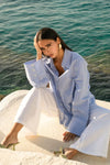 CUFF SHIRT - SEA STRIPE