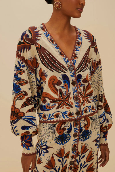 Nature Land Sand Knit Cardigan