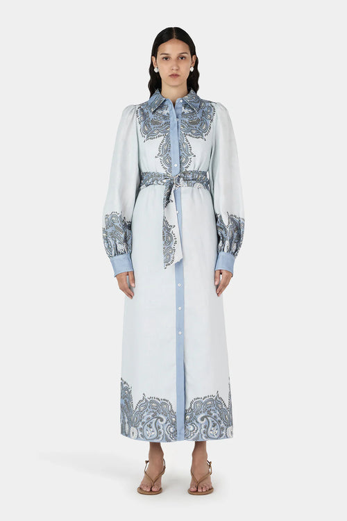 ESME SHIRT DRESS BLUEBIRD