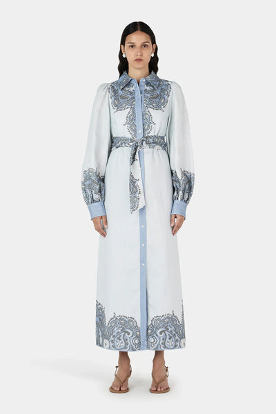 ESME SHIRT DRESS BLUEBIRD