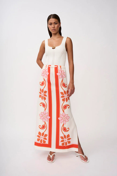 ECO BEAD KNIT TOP- IVORY