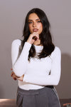 Gia Double Layer Top - White