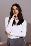 Gia Double Layer Top - White