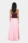 MONA MAXI DRESS WINE/PINK