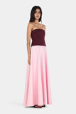 MONA MAXI DRESS WINE/PINK