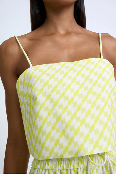 IKIGAI GEO BOX CAMI - PRIMROSE GEO