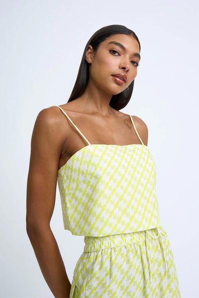 IKIGAI GEO BOX CAMI - PRIMROSE GEO