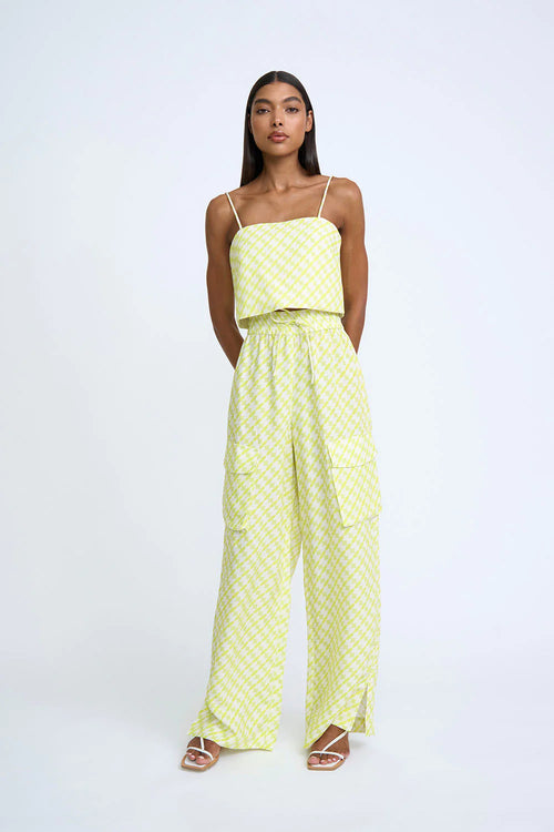 IKIGAI GEO BOX CAMI - PRIMROSE GEO