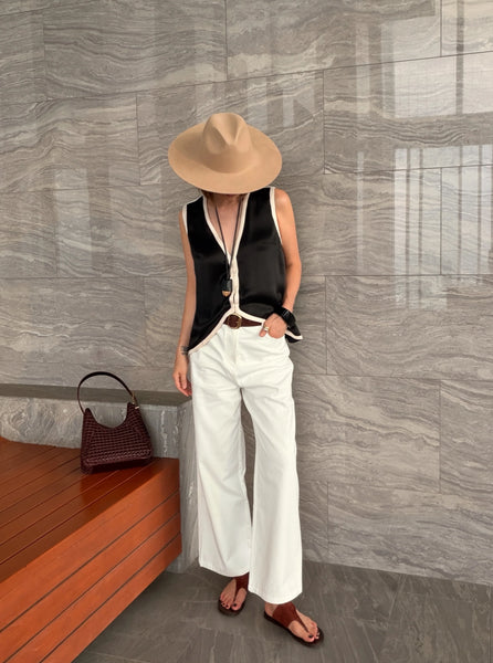 THE CLEMENT CUPRO TOP